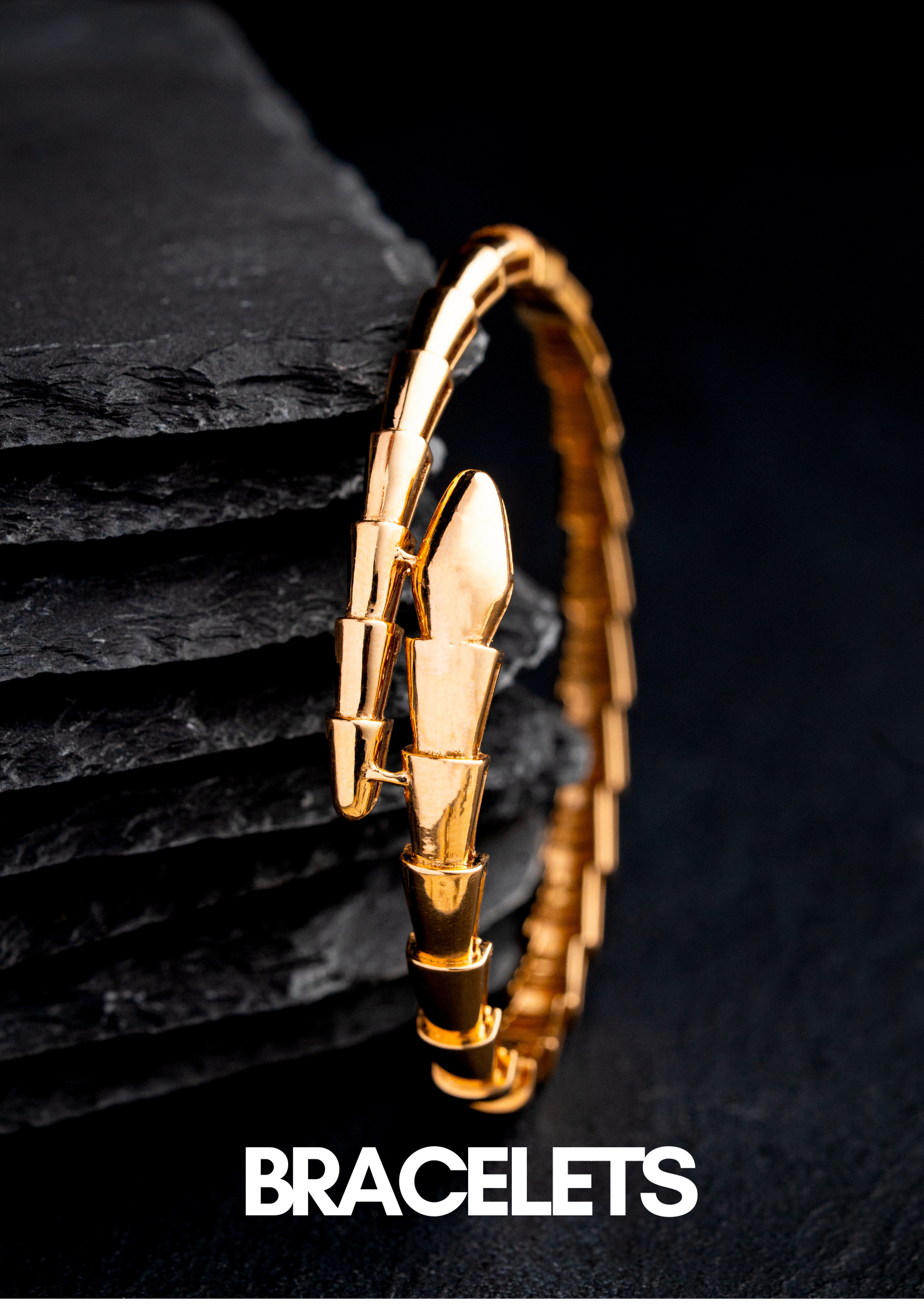Gold bracelets