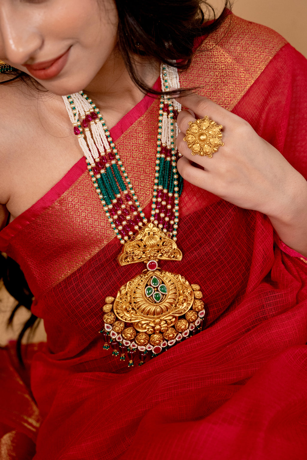 Gold Necklace Set