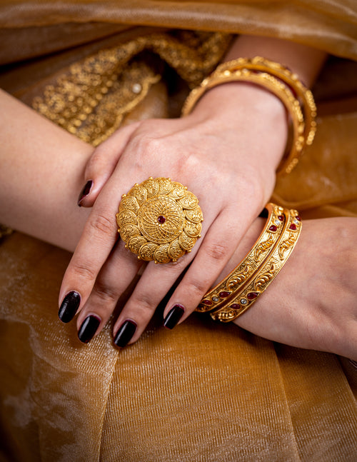 Gold Cocktail Ring