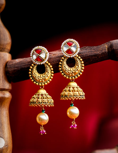 antique gold earrings