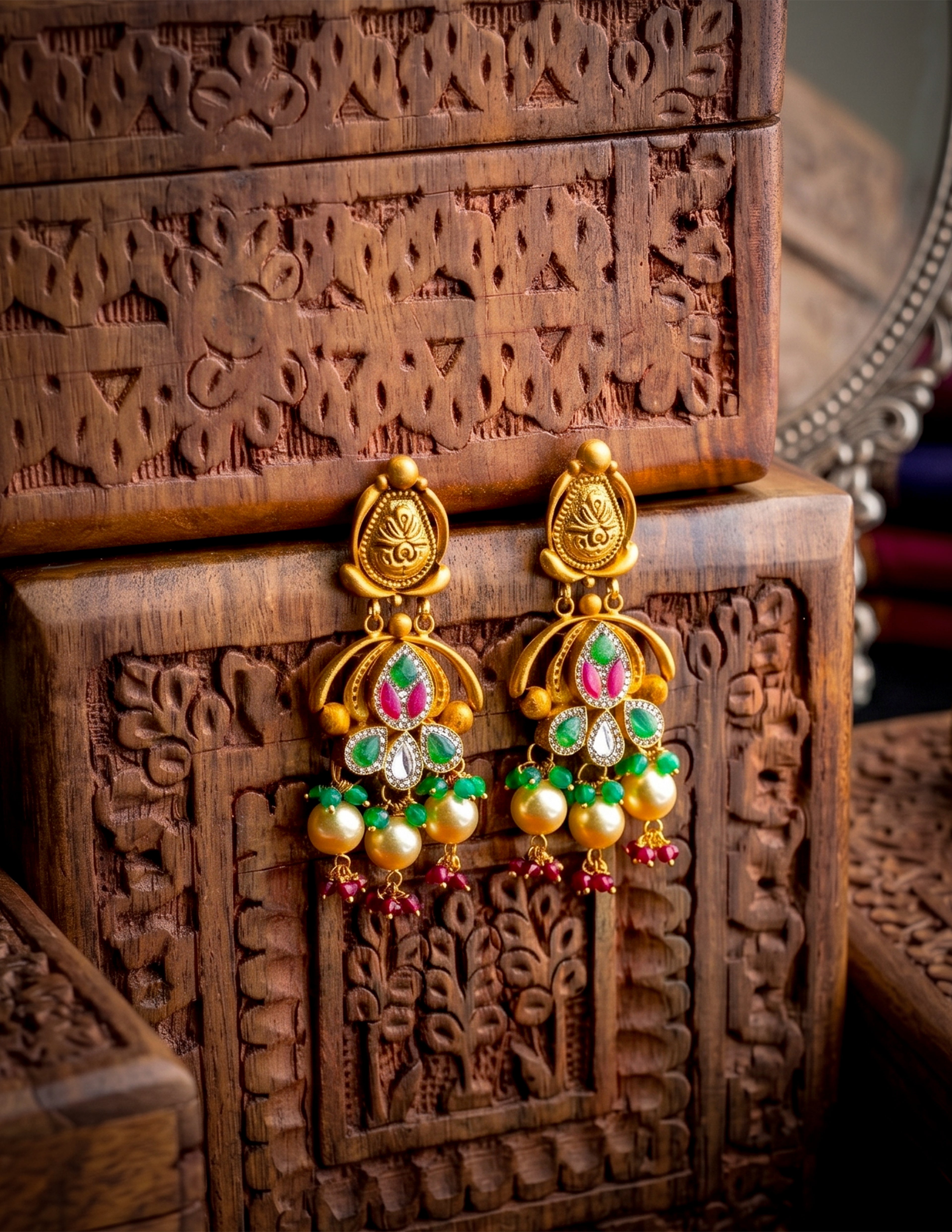 antique gold earrings