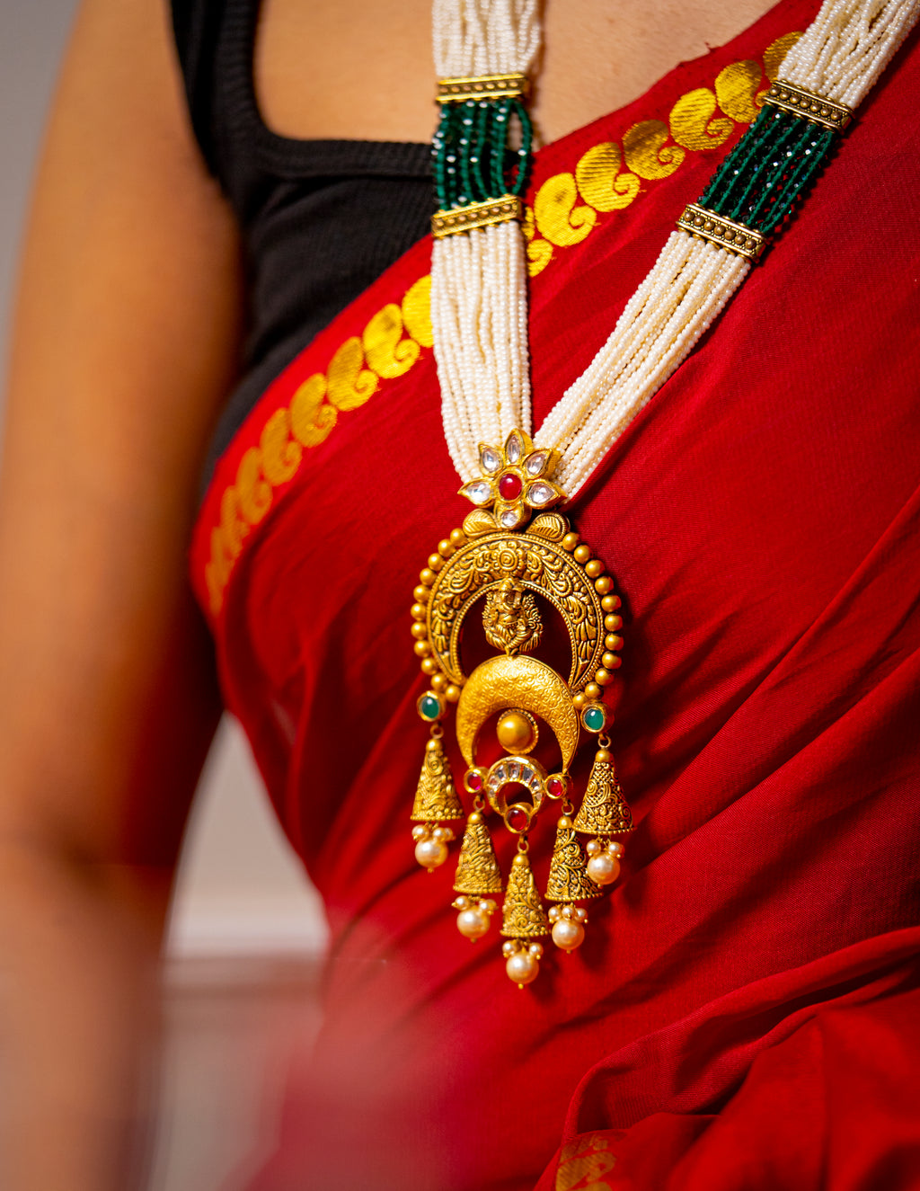 gold necklace