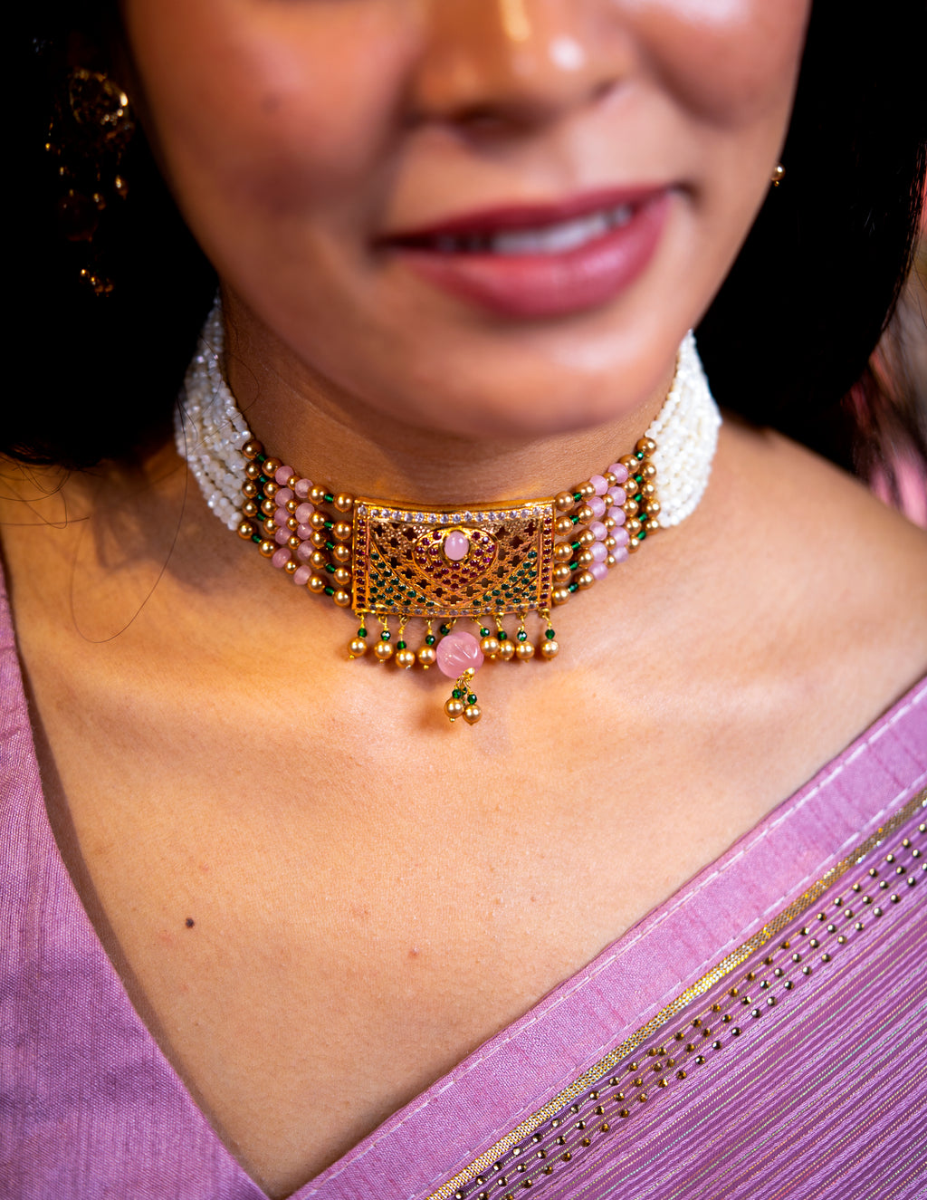 gold necklace