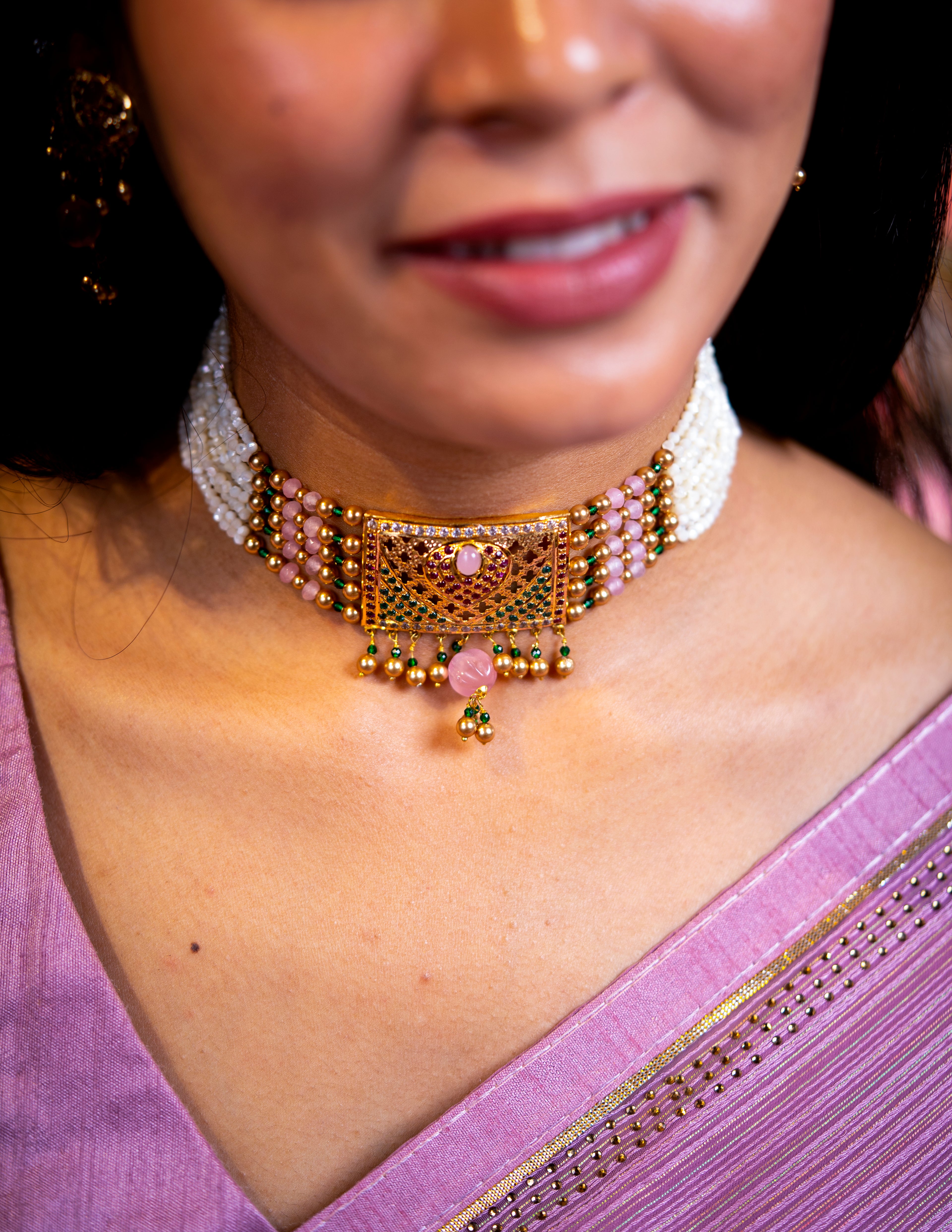 gold necklace
