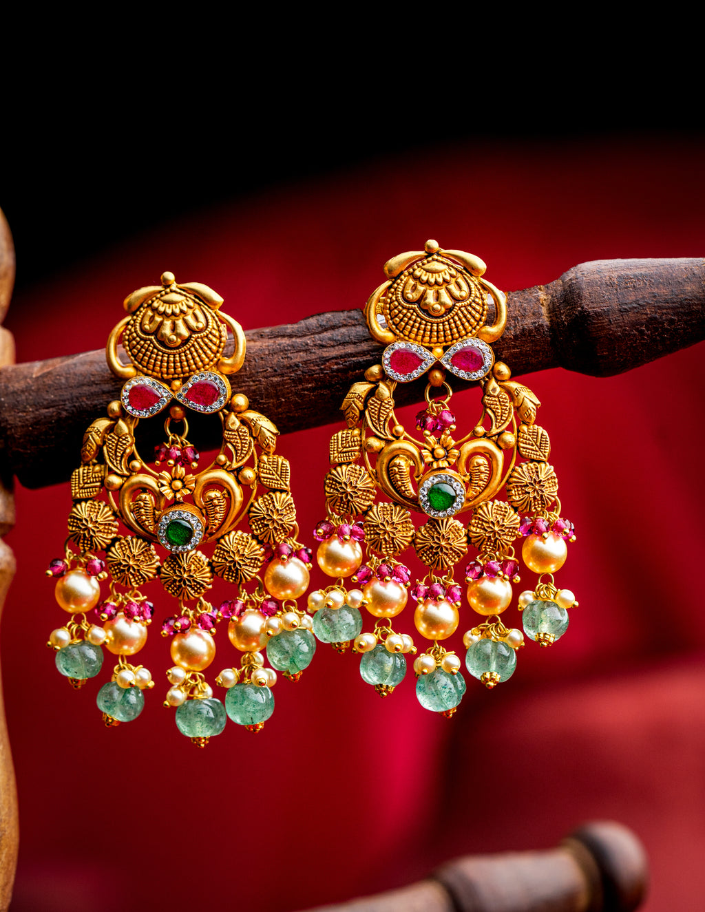antique gold earrings