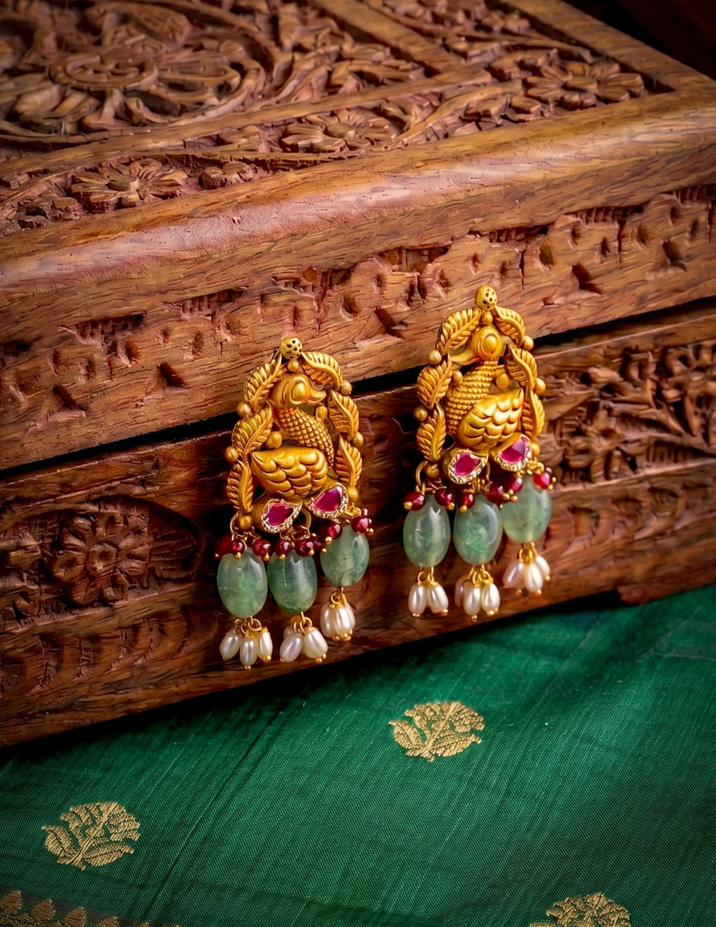 antique gold earrings