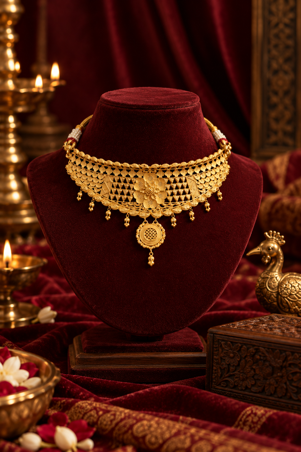 gold choker